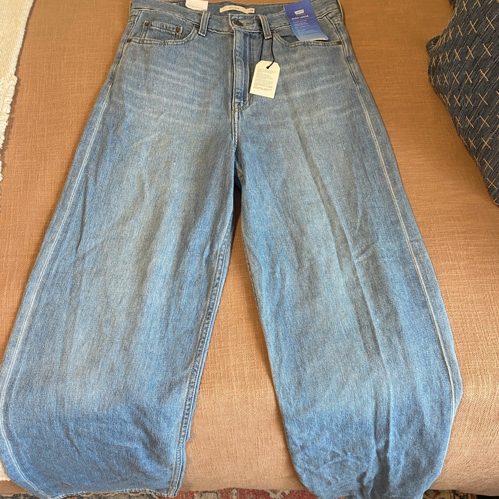 Levi’s high rise wide leg jeans